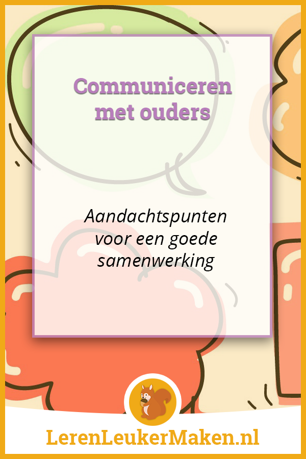 Communiceren met ouders